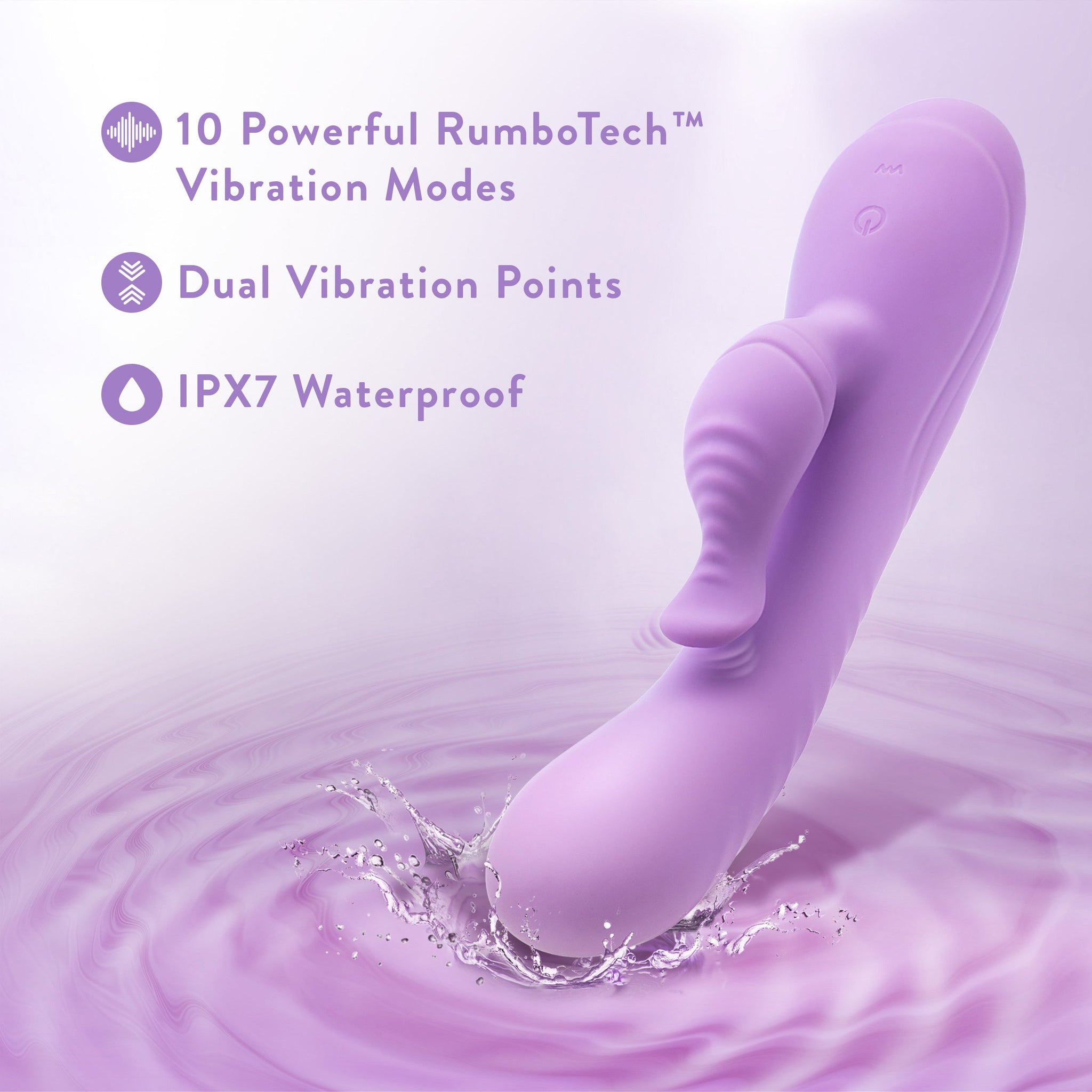Blush Evelyn – Powerful Rabbit Vibrator with Dual Stimulation > Vibrators > Ladies > Rabbit - Tophatter Daily Deals