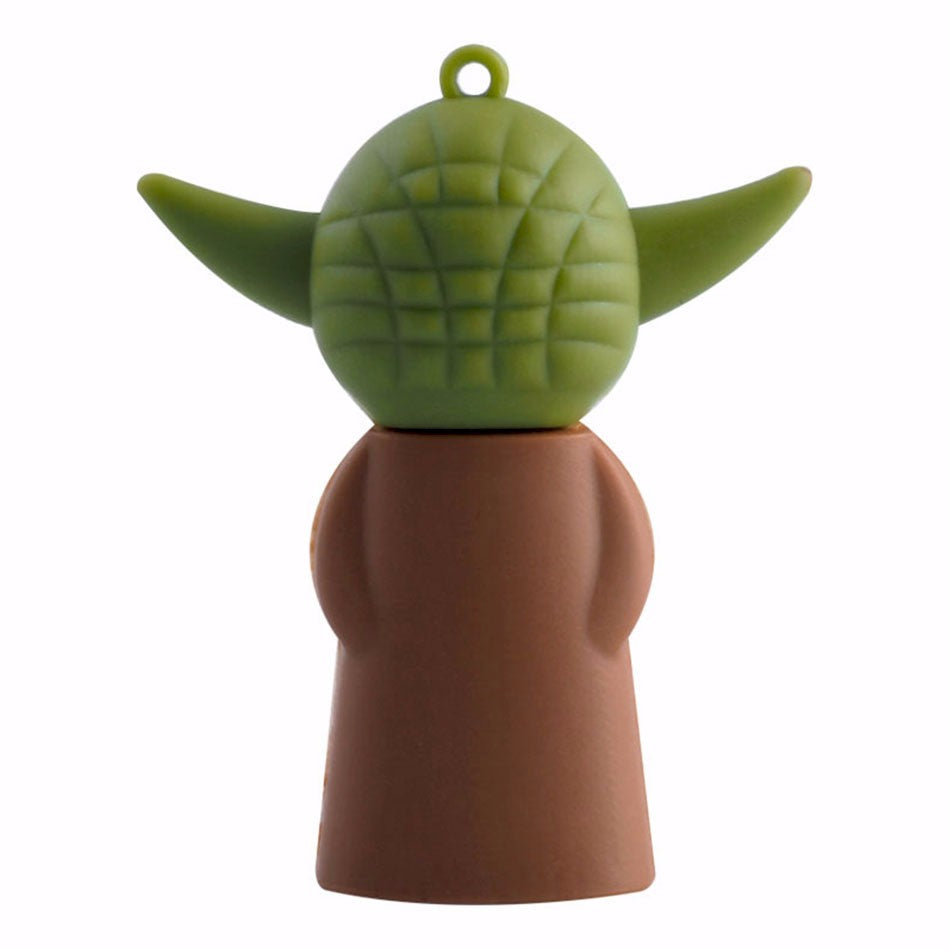 Star Wars Cartoon Yoda USB Flash Drive 2.0 Rubber Memory Stick 16gb USB Flash Drive - Tophatter Daily Deals