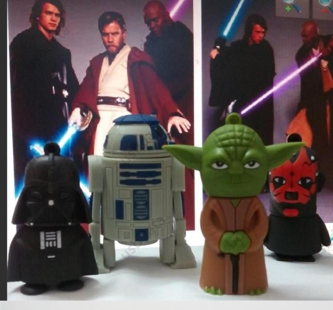 Star Wars Cartoon R2D2 USB Flash Drive 2.0 Rubber Memory Stick 16gb USB Flash Drive - Tophatter Daily Deals