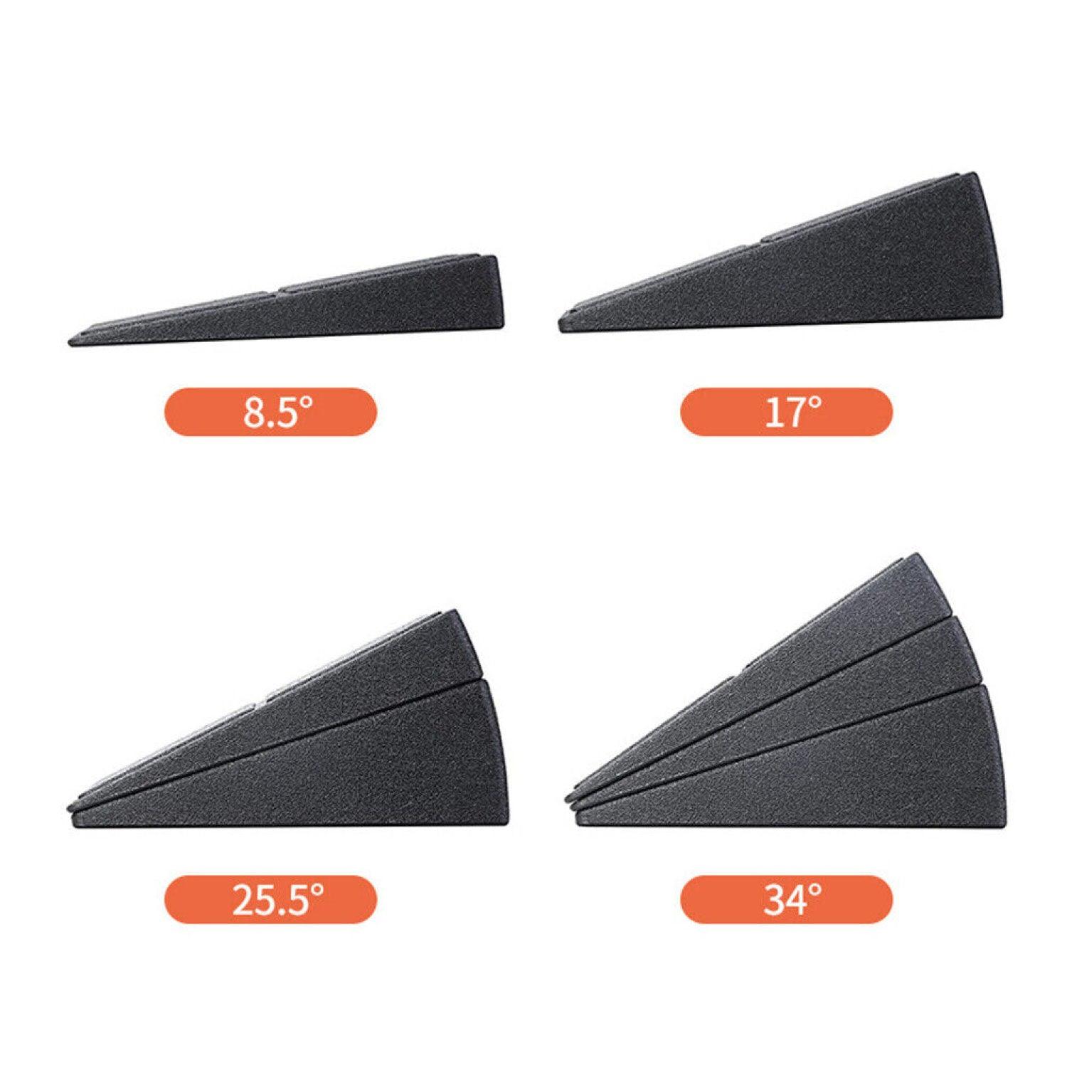 Slant Boards for Squats - 3x Wedge Stretch Slant Squat Boards Slanting Yoga Block for Exercise Gym Fitness Yoga - Tophatter Daily Deals