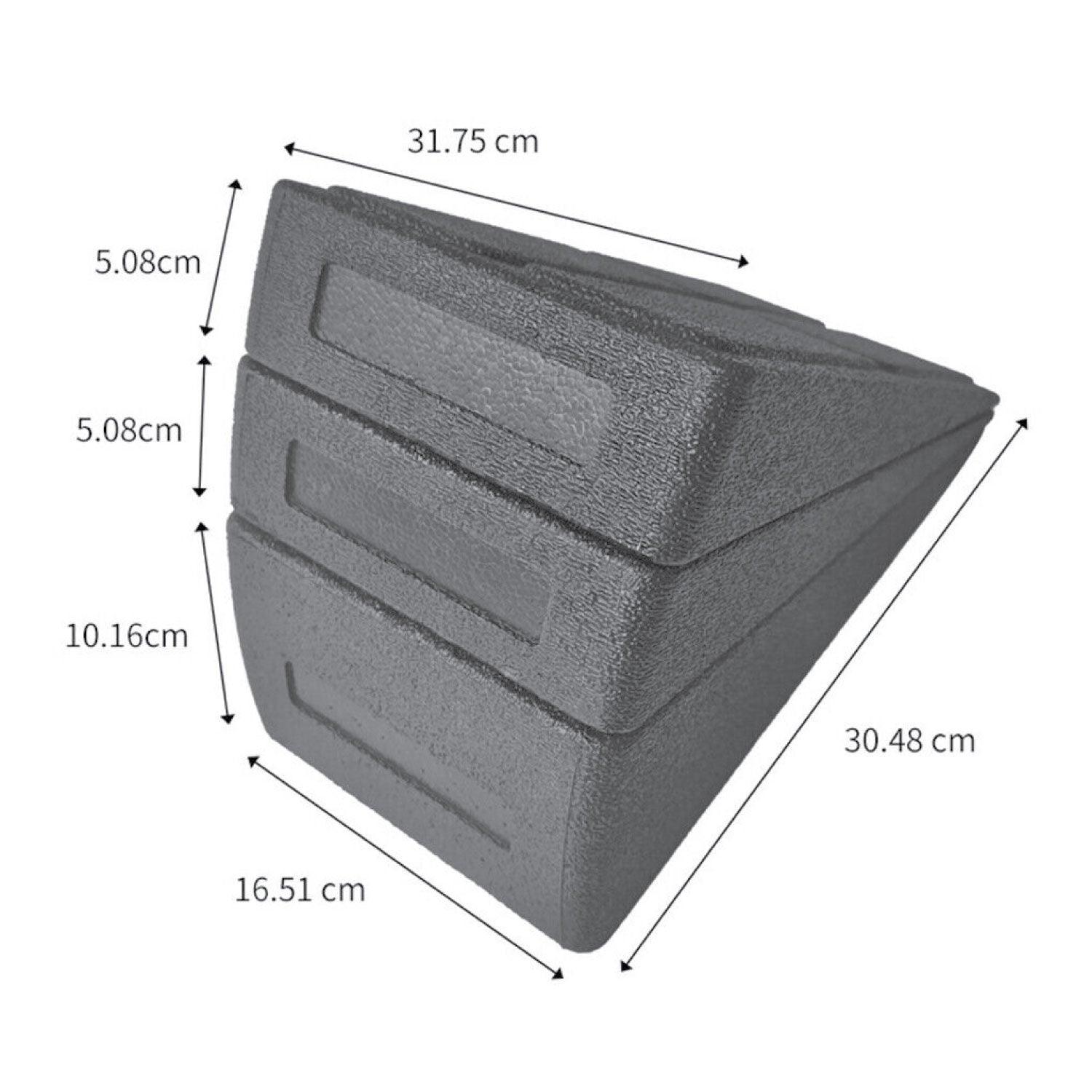 Slant Boards for Squats - 3x Wedge Stretch Slant Squat Boards Slanting Yoga Block for Exercise Gym Fitness Yoga - Tophatter Daily Deals