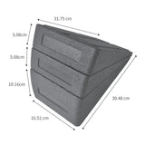 Slant Boards for Squats - 3x Wedge Stretch Slant Squat Boards Slanting Yoga Block for Exercise Gym Fitness Yoga - Tophatter Daily Deals
