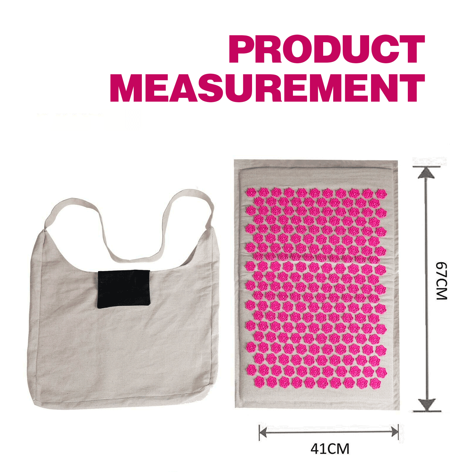 Best Acupressure Mat UK - Yoga Acupressure Massage Mat Ball Spiky Pain Stress Soreness Relax Body Yoga Product - Tophatter Daily Deals