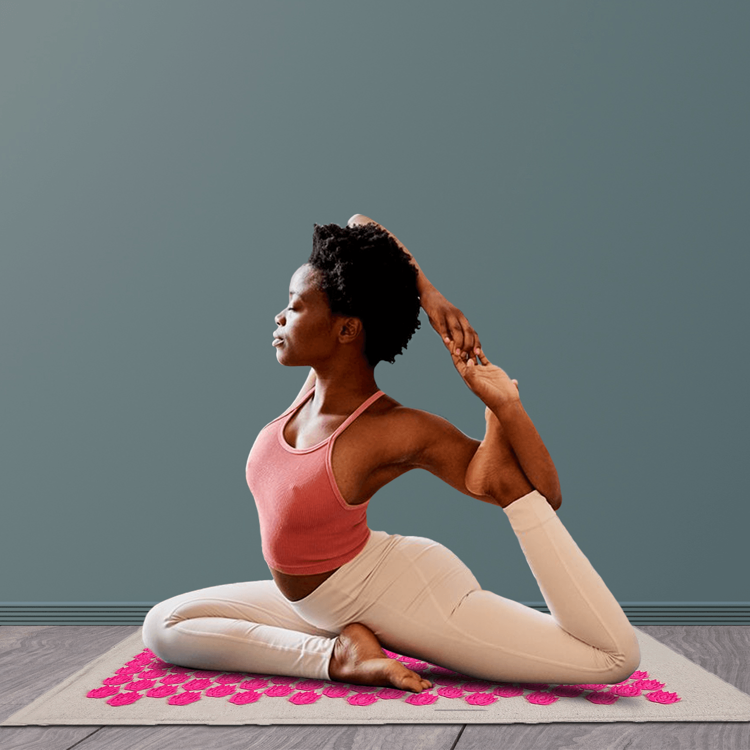 Best Acupressure Mat UK - Yoga Acupressure Massage Mat Ball Spiky Pain Stress Soreness Relax Body Yoga Product - Tophatter Daily Deals