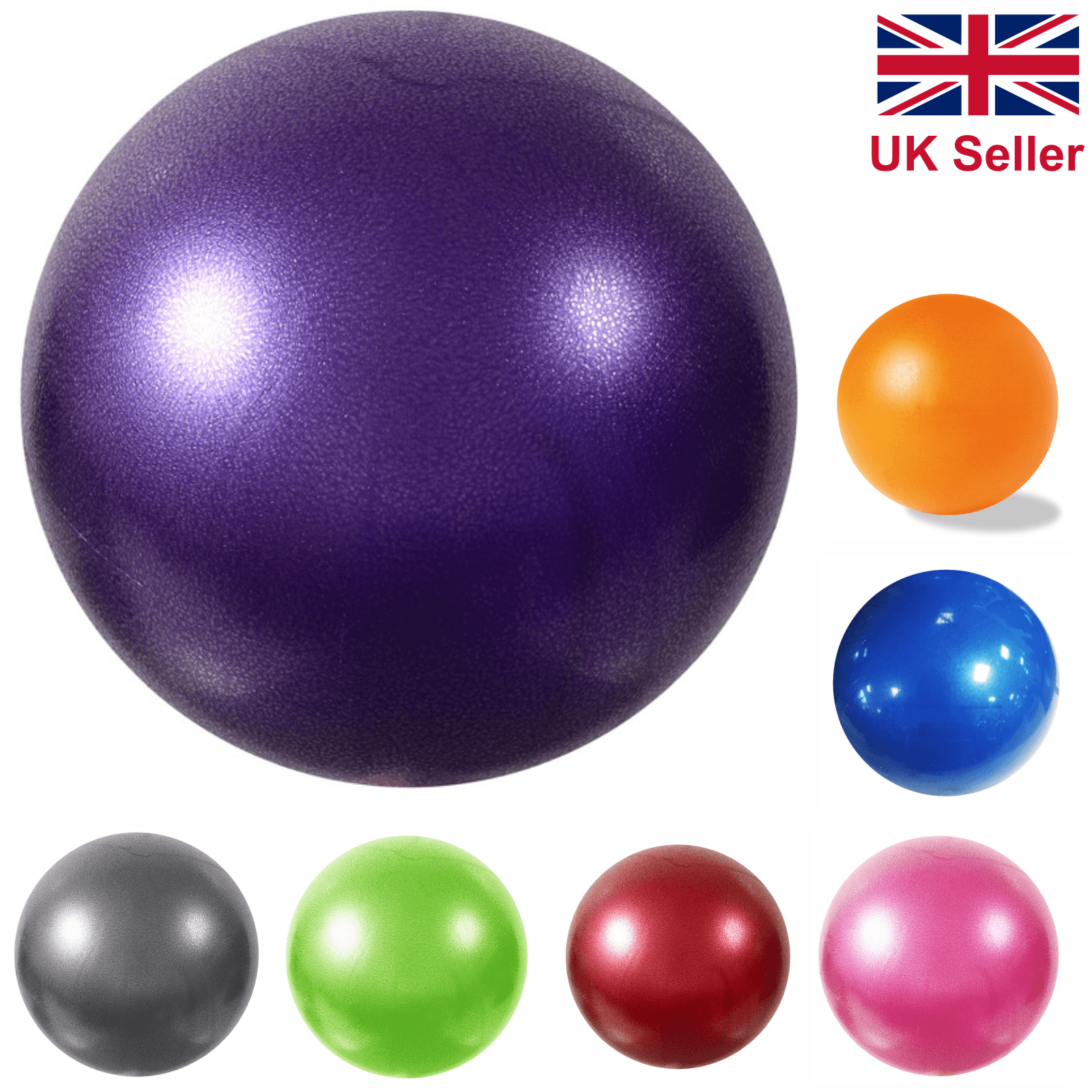 Gym Balls for Pregnancy - 25cm Yoga Ball Pilates Balls Fitness Anti Burst Balance Pregnancy Exercise Balls Yoga & Pilates - Tophatter Daily Deals