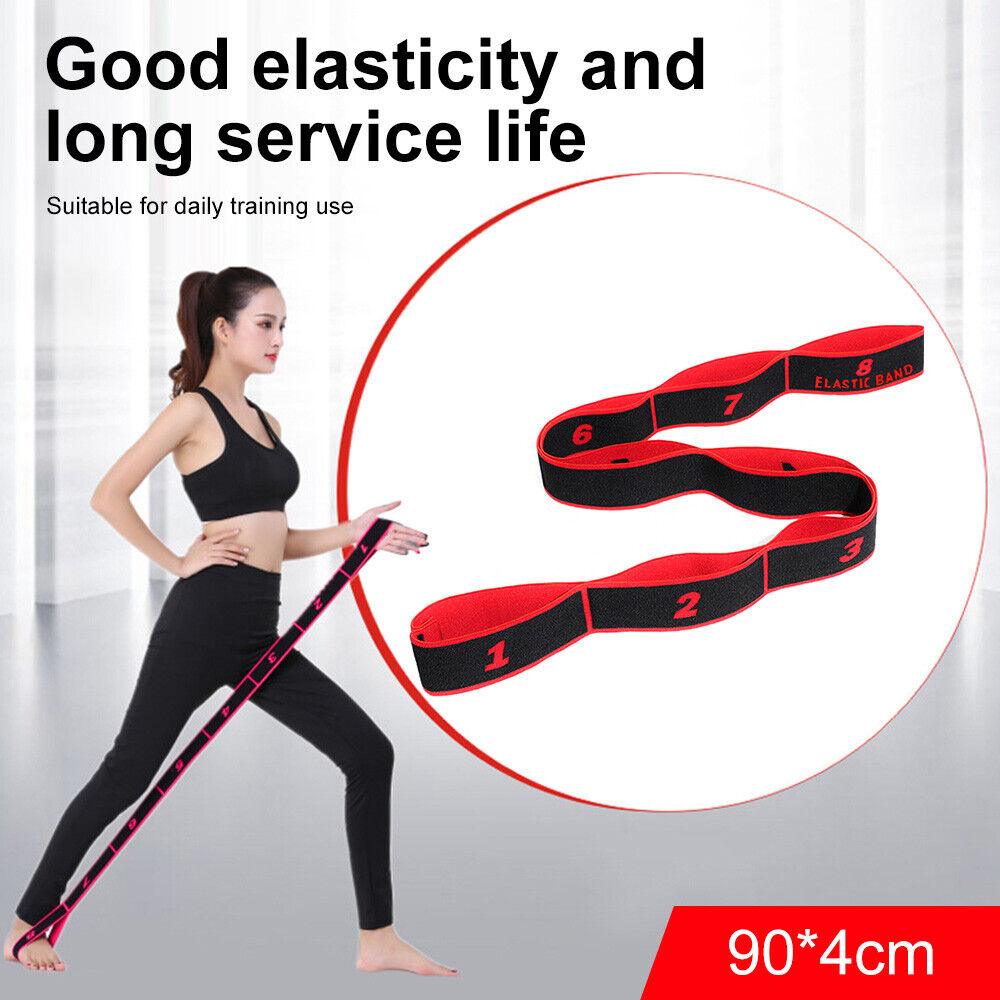 Yoga Straps for Stretching - Yoga Strap, Multi-Loop Stretching Strap, Elastic Yoga Stretch Strap, Pilates, Exercise, Dance and Gymnastics Yoga - Tophatter Daily Deals