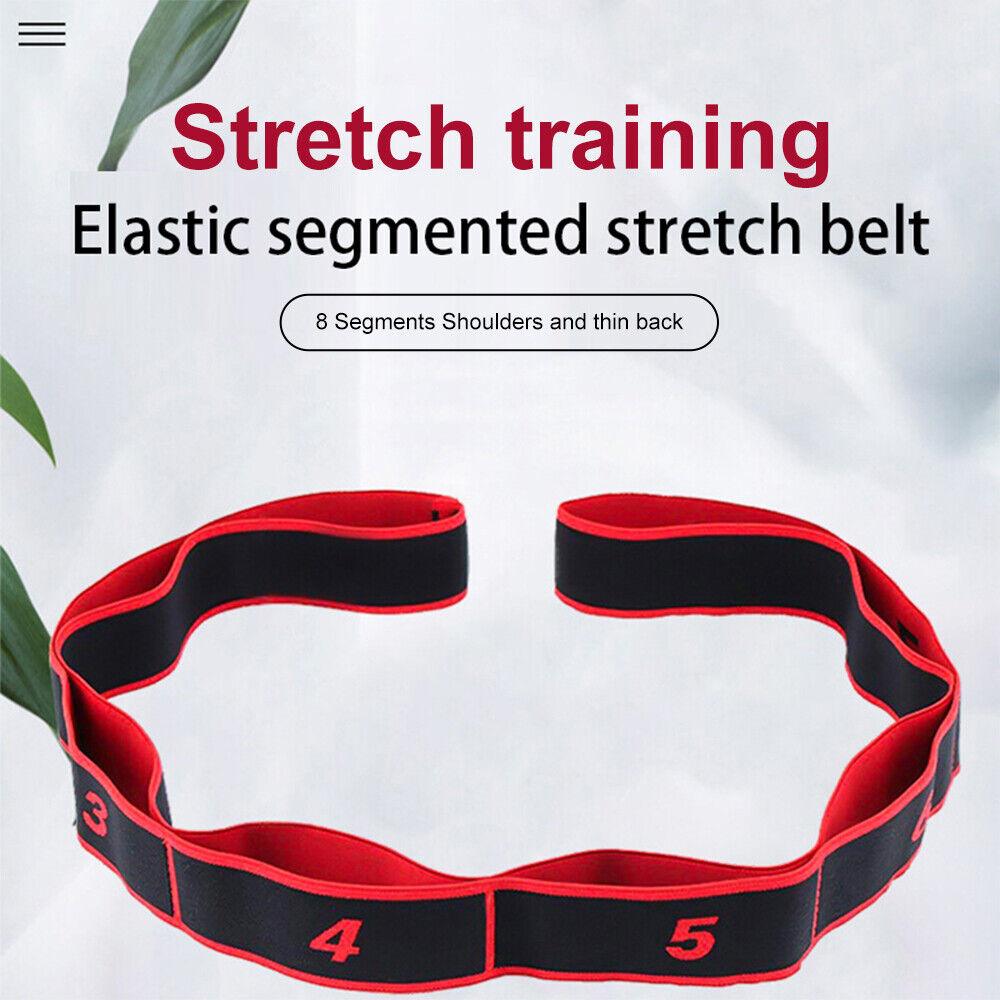 Yoga Straps for Stretching - Yoga Strap, Multi-Loop Stretching Strap, Elastic Yoga Stretch Strap, Pilates, Exercise, Dance and Gymnastics Yoga - Tophatter Daily Deals