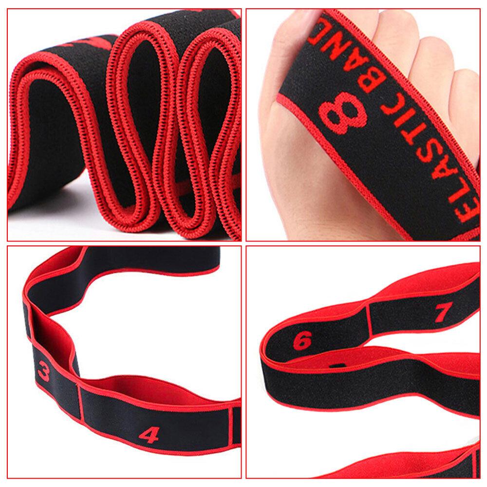 Yoga Straps for Stretching - Yoga Strap, Multi-Loop Stretching Strap, Elastic Yoga Stretch Strap, Pilates, Exercise, Dance and Gymnastics Yoga - Tophatter Daily Deals