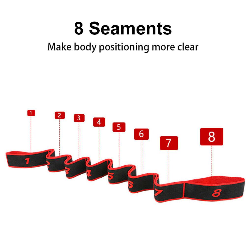 Yoga Straps for Stretching - Yoga Strap, Multi-Loop Stretching Strap, Elastic Yoga Stretch Strap, Pilates, Exercise, Dance and Gymnastics Yoga - Tophatter Daily Deals