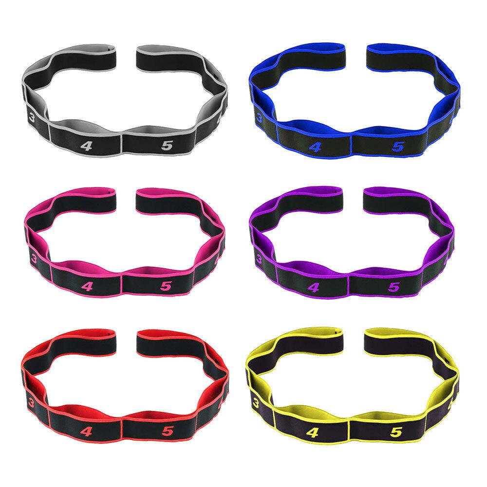Yoga Straps for Stretching - Yoga Strap, Multi-Loop Stretching Strap, Elastic Yoga Stretch Strap, Pilates, Exercise, Dance and Gymnastics Yoga - Tophatter Daily Deals
