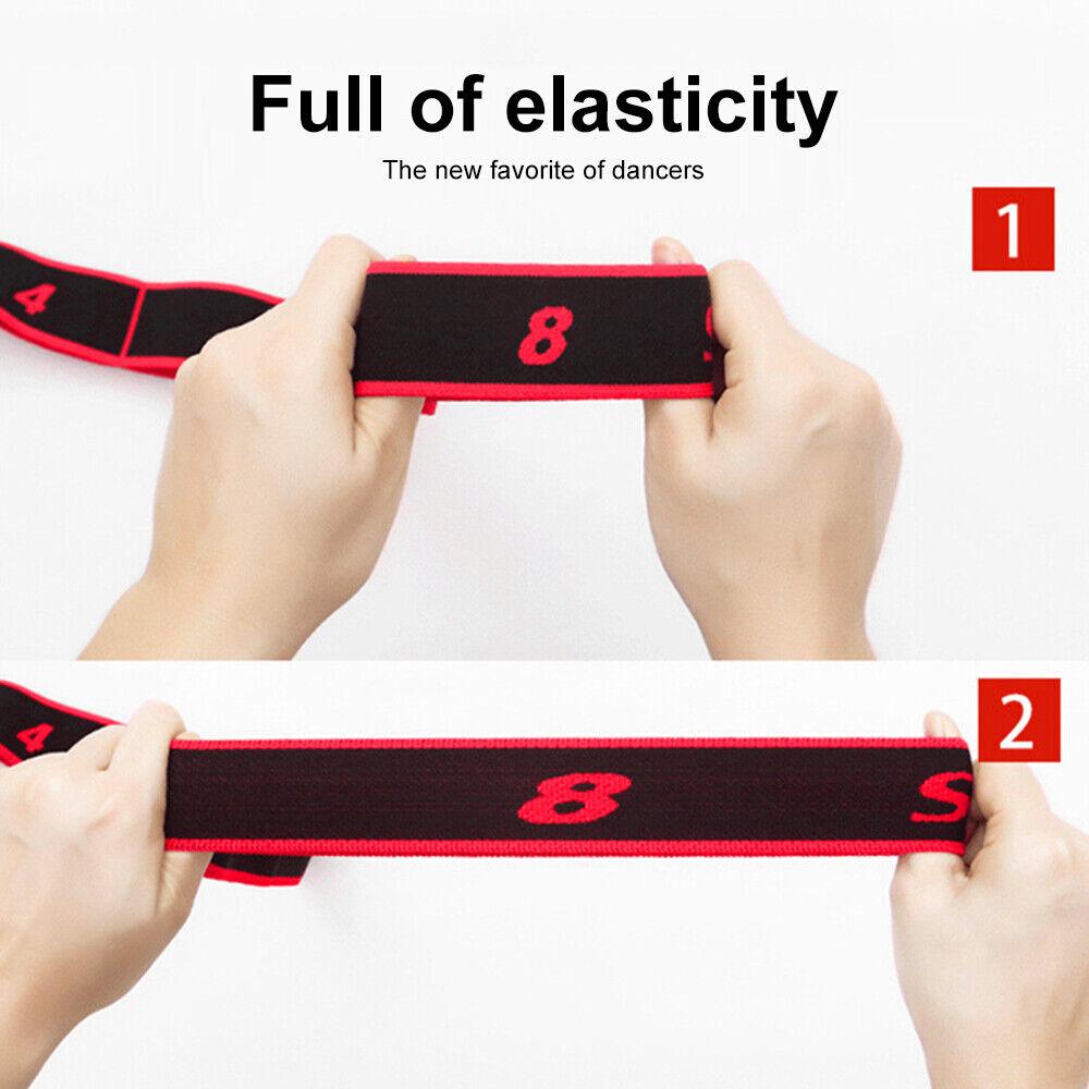 Yoga Straps for Stretching - Yoga Strap, Multi-Loop Stretching Strap, Elastic Yoga Stretch Strap, Pilates, Exercise, Dance and Gymnastics Yoga - Tophatter Daily Deals