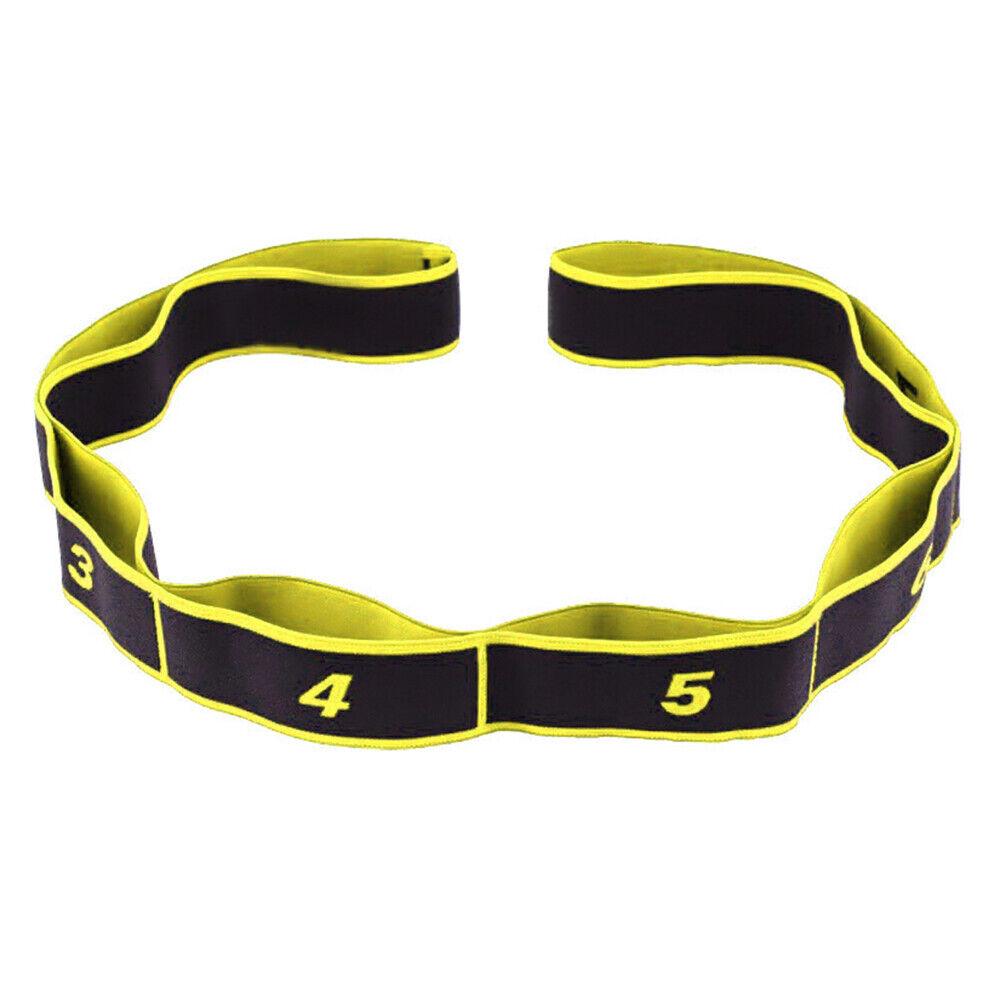 Yoga Straps for Stretching - Yoga Strap, Multi-Loop Stretching Strap, Elastic Yoga Stretch Strap, Pilates, Exercise, Dance and Gymnastics Yellow Yoga - Tophatter Daily Deals