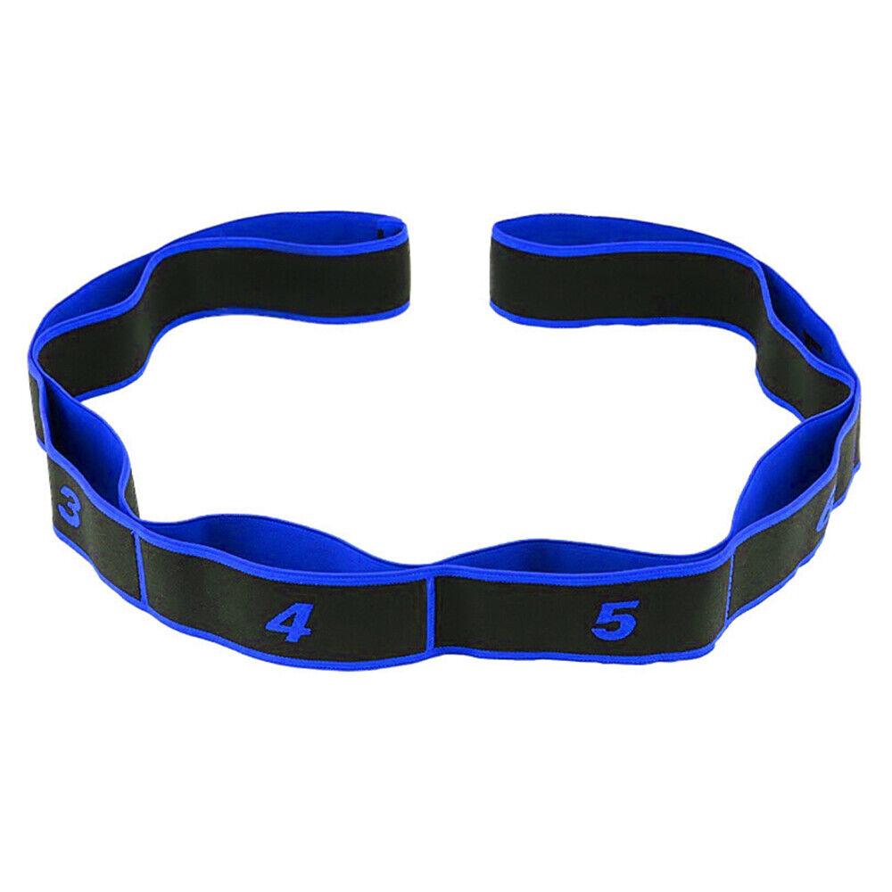 Yoga Straps for Stretching - Yoga Strap, Multi-Loop Stretching Strap, Elastic Yoga Stretch Strap, Pilates, Exercise, Dance and Gymnastics Blue Yoga - Tophatter Daily Deals