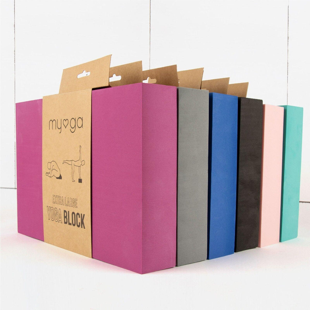 Foam Yoga Block - Lightweight Pilates Home Exercise High Density EVA Yoga Blocks Yoga & Pilates Blocks - Tophatter Daily Deals
