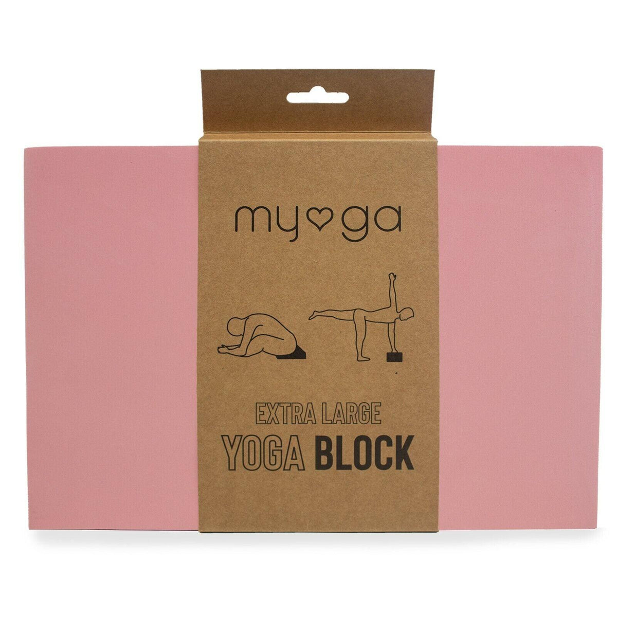 Foam Yoga Block - Lightweight Pilates Home Exercise High Density EVA Yoga Blocks Yoga & Pilates Blocks - Tophatter Daily Deals