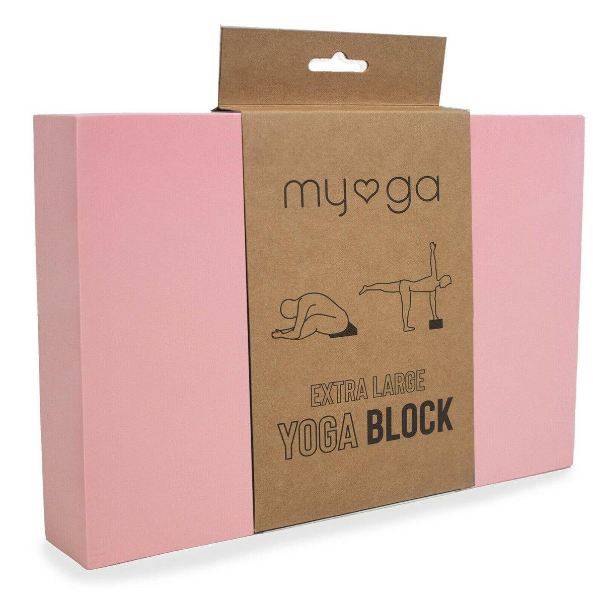Foam Yoga Block - Lightweight Pilates Home Exercise High Density EVA Yoga Blocks Pink Yoga & Pilates Blocks - Tophatter Daily Deals
