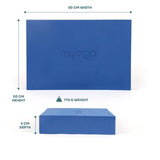 Foam Yoga Block - Lightweight Pilates Home Exercise High Density EVA Yoga Blocks Yoga & Pilates Blocks - Tophatter Daily Deals