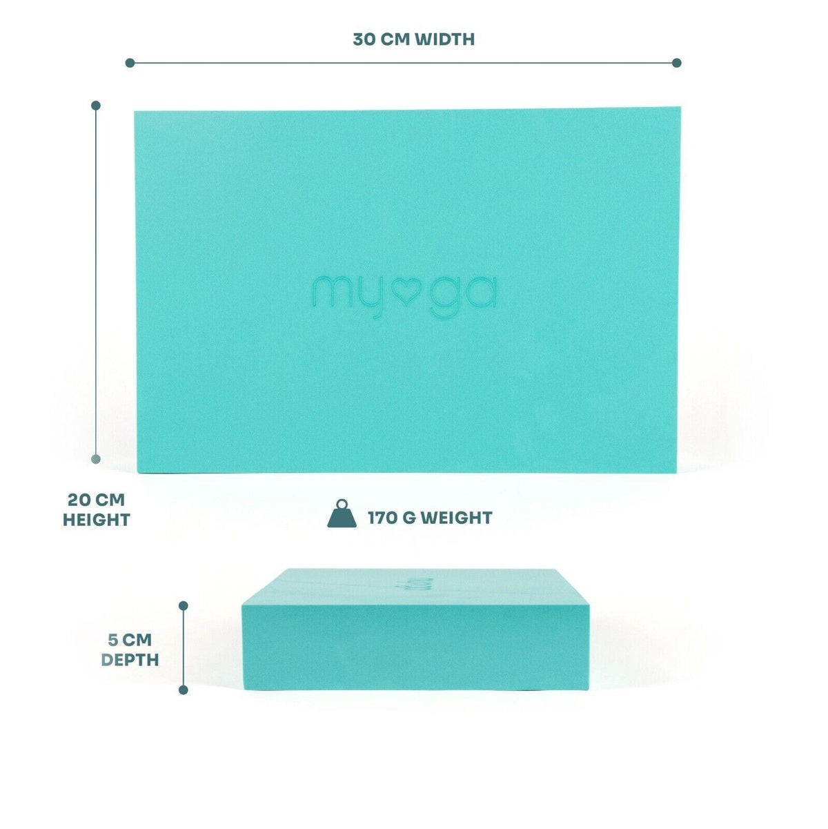 Foam Yoga Block - Lightweight Pilates Home Exercise High Density EVA Yoga Blocks Yoga & Pilates Blocks - Tophatter Daily Deals