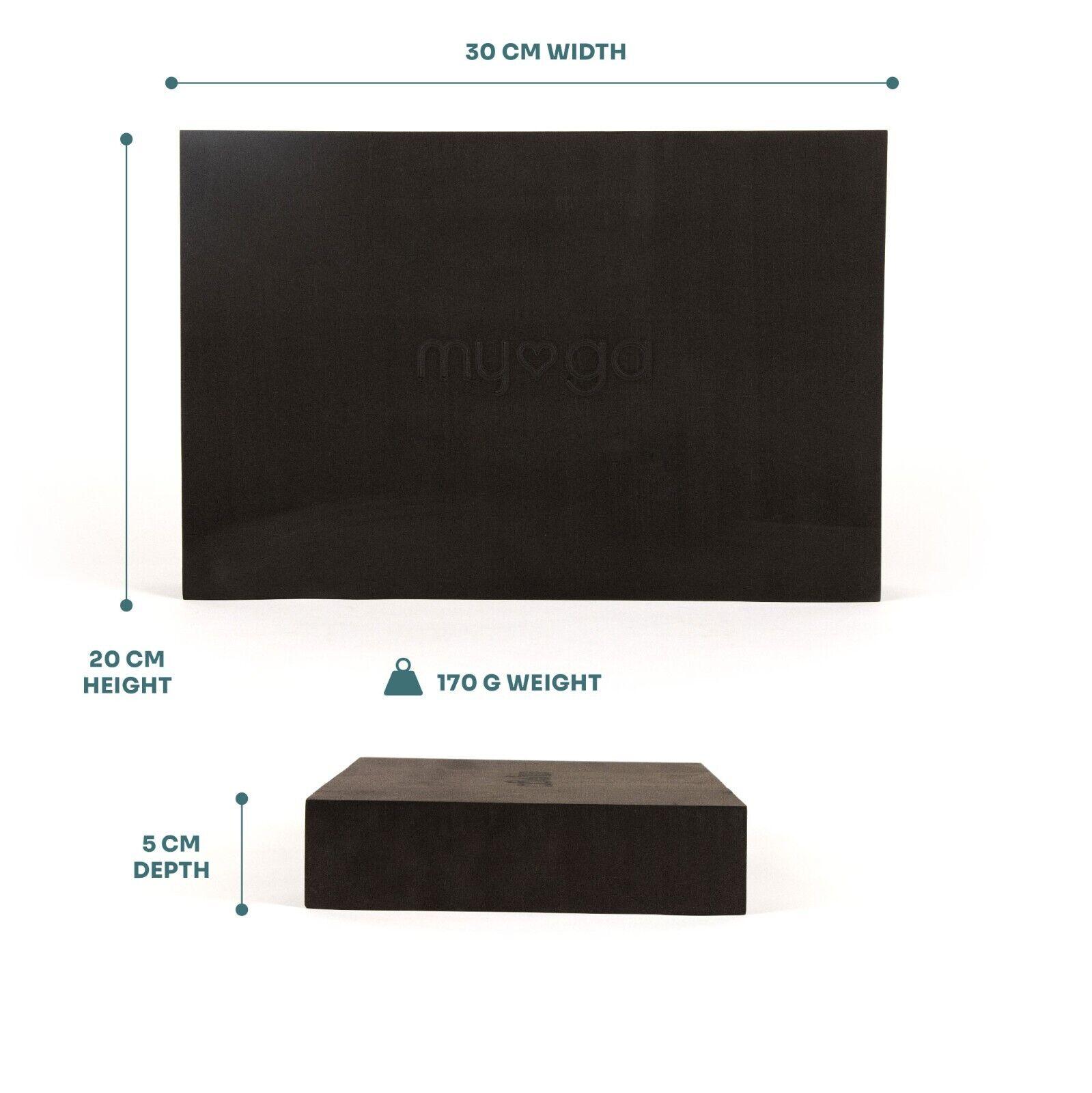 Foam Yoga Block - Lightweight Pilates Home Exercise High Density EVA Yoga Blocks Yoga & Pilates Blocks - Tophatter Daily Deals