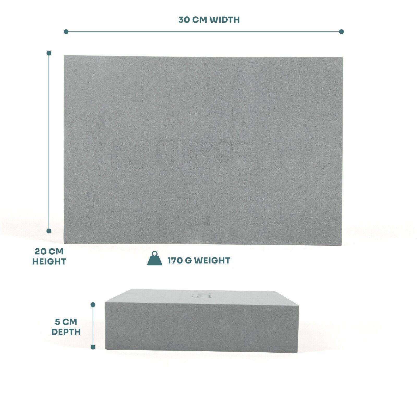 Foam Yoga Block - Lightweight Pilates Home Exercise High Density EVA Yoga Blocks Yoga & Pilates Blocks - Tophatter Daily Deals