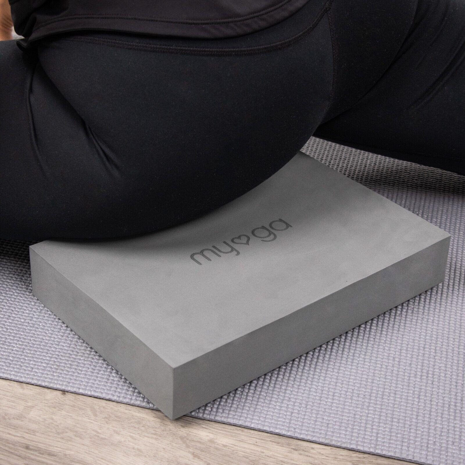 Foam Yoga Block - Lightweight Pilates Home Exercise High Density EVA Yoga Blocks Yoga & Pilates Blocks - Tophatter Daily Deals