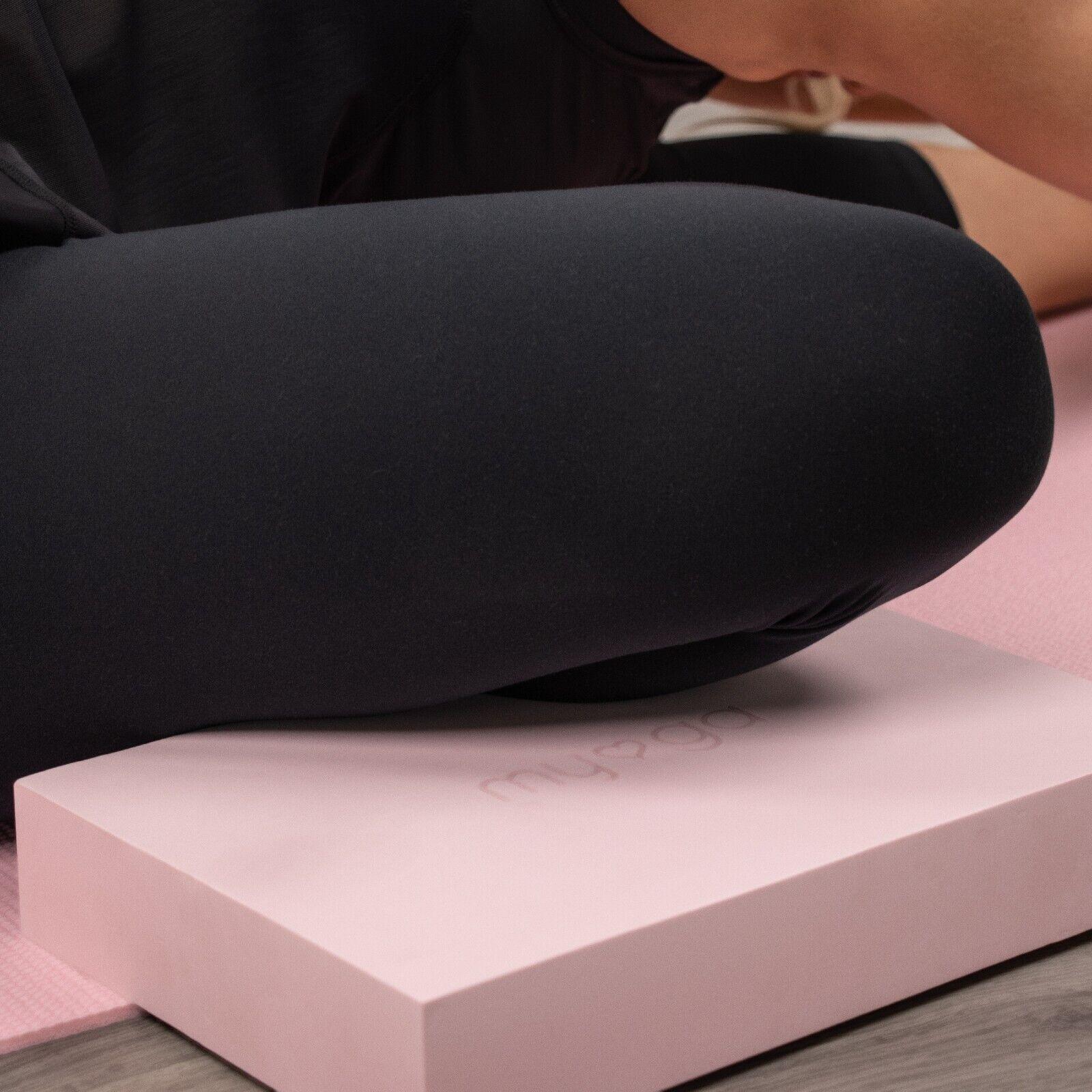 Foam Yoga Block - Lightweight Pilates Home Exercise High Density EVA Yoga Blocks Yoga & Pilates Blocks - Tophatter Daily Deals
