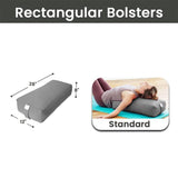 Yoga Bolster Cushions - Buckwheat Yoga Bolster UK, Yoga Studio EU Pranayama Organic Buckwheat Exercise Meditation Yoga Bolster Yoga & Pilates Blocks - Tophatter Daily Deals