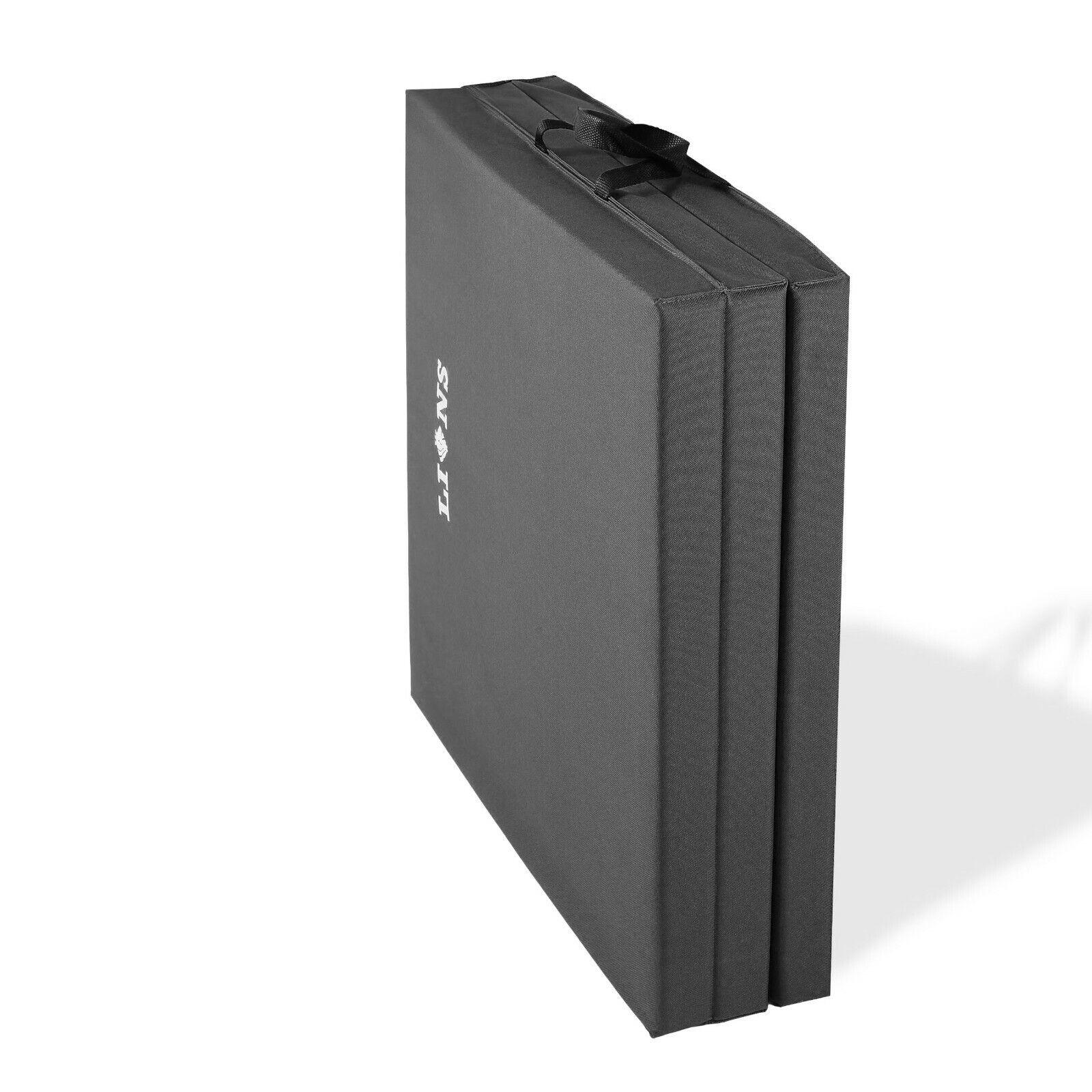 Gymnastics Crash Mats - Kosipad Deluxe Gym Landing Crash Mat, Play, Nursury, Training Safe, Soft (Non Slip Black, Extra Large) Exercise & Fitness - Tophatter Daily Deals