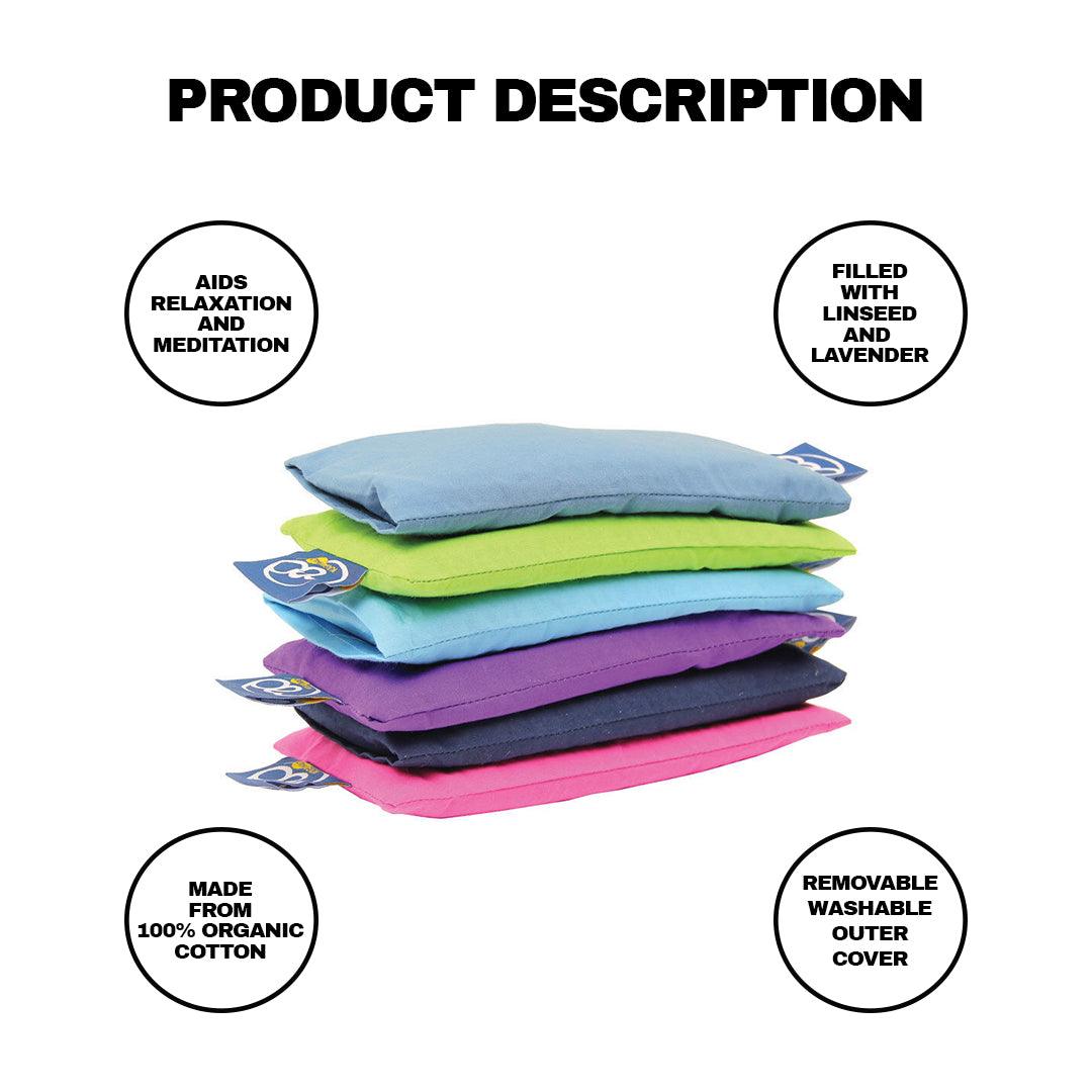 Lavender Eye Pillows - Yoga Mad Eye Pillow Relaxation Meditation Sleep Mask Organic Aid Lavender Scent Apparel & Accessories - Tophatter Daily Deals