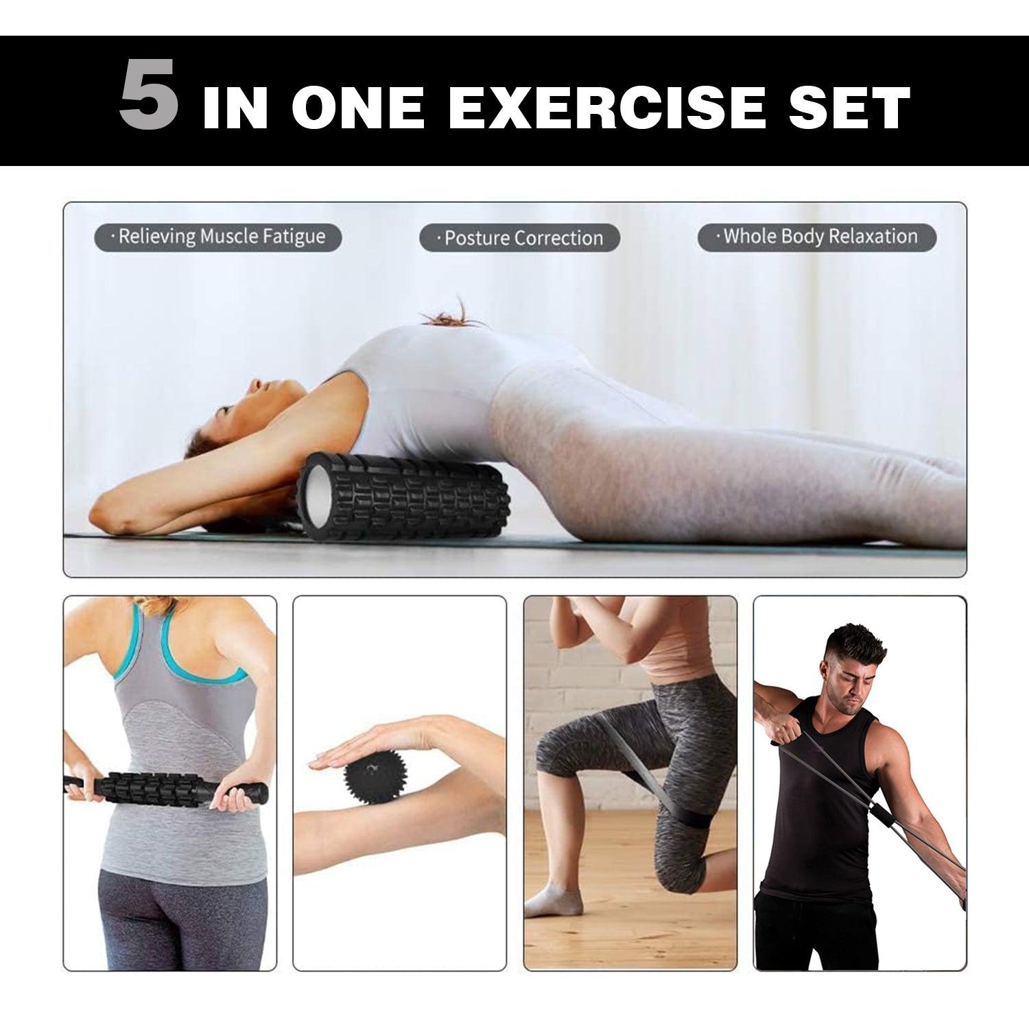 Sports Direct Foam Roller - Yoga Massage Roller Foam Roller Ball Spiky Muscle Relief Training Exercise Sets Yoga Product - Tophatter Daily Deals