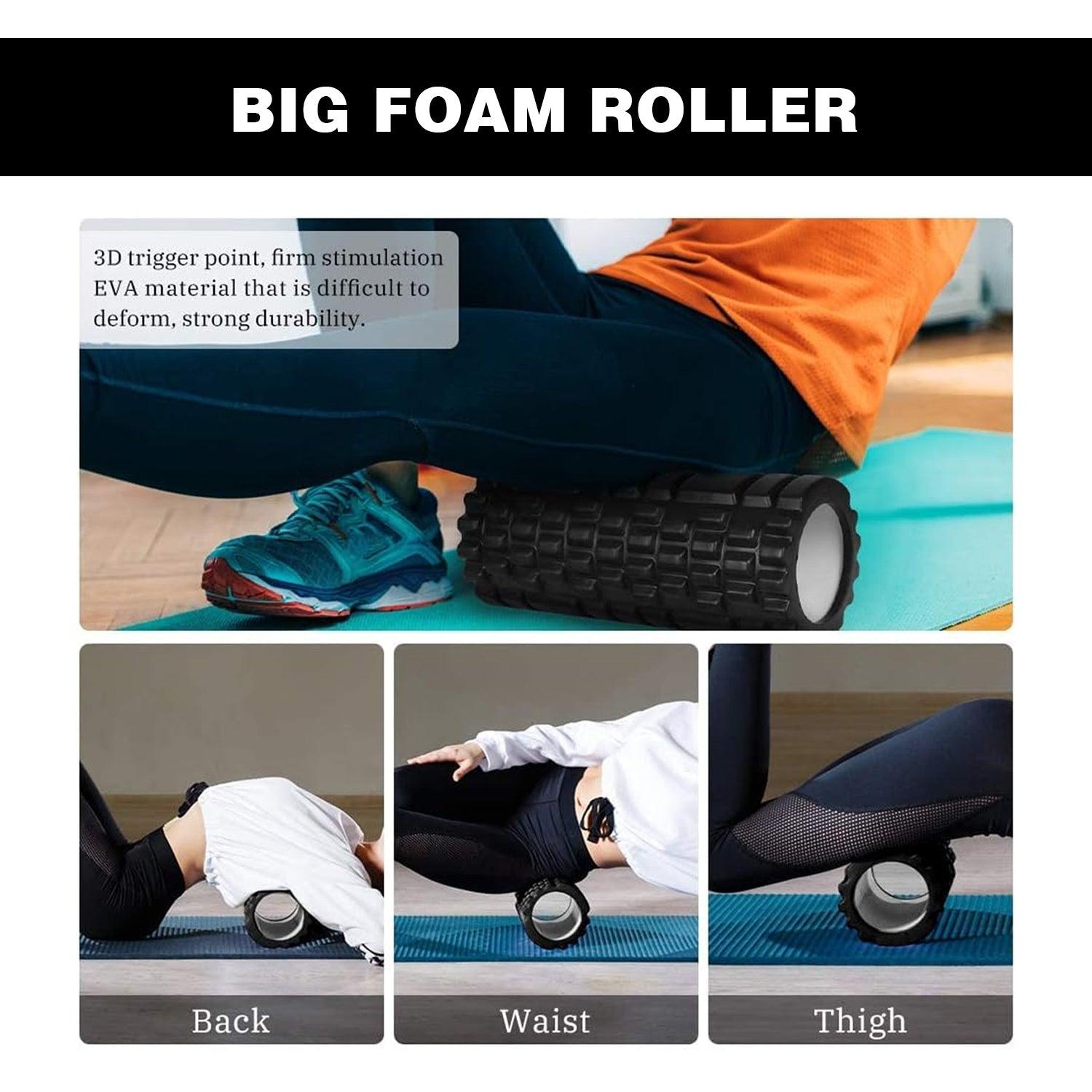 Sports Direct Foam Roller - Yoga Massage Roller Foam Roller Ball Spiky Muscle Relief Training Exercise Sets Yoga Product - Tophatter Daily Deals
