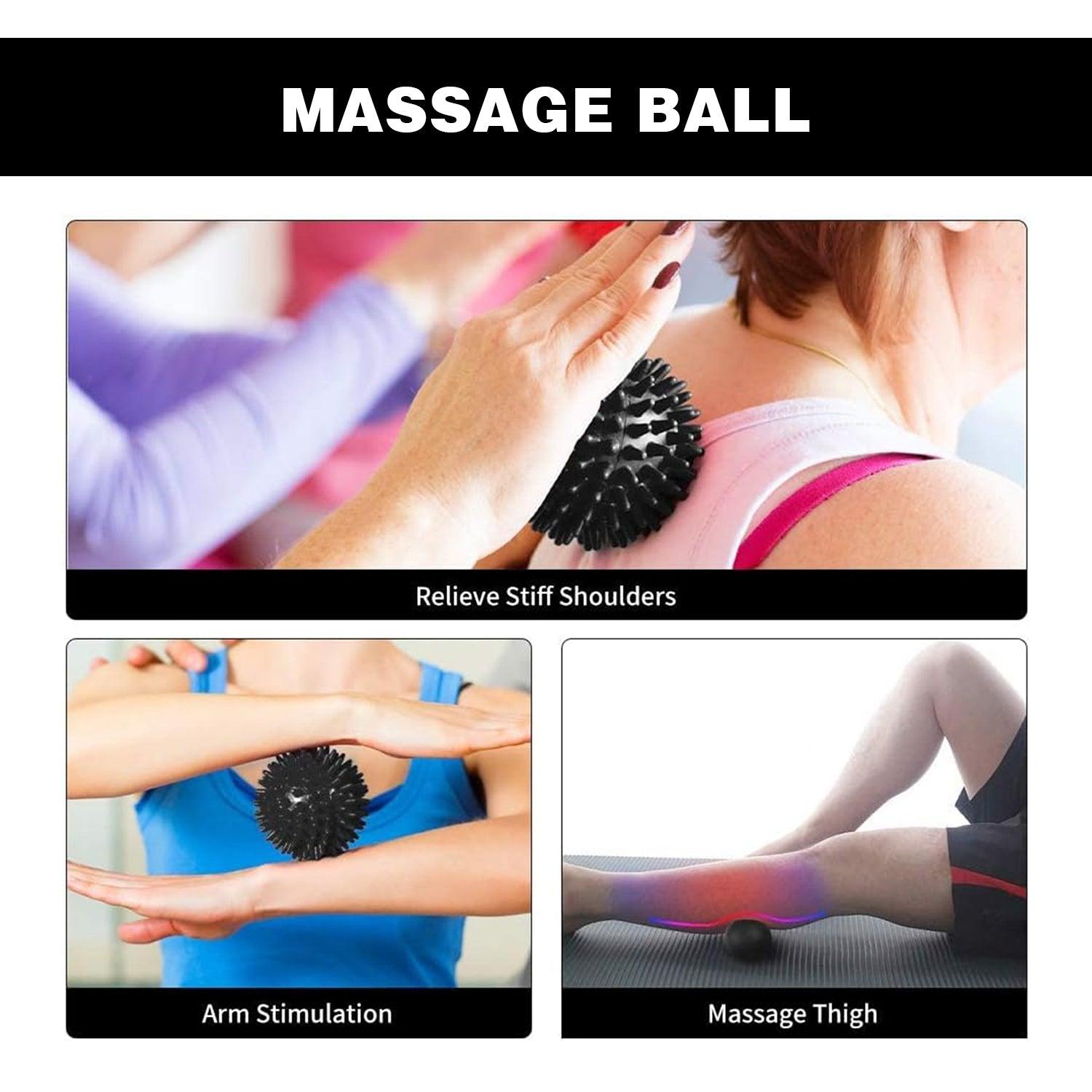 Sports Direct Foam Roller - Yoga Massage Roller Foam Roller Ball Spiky Muscle Relief Training Exercise Sets Yoga Product - Tophatter Daily Deals