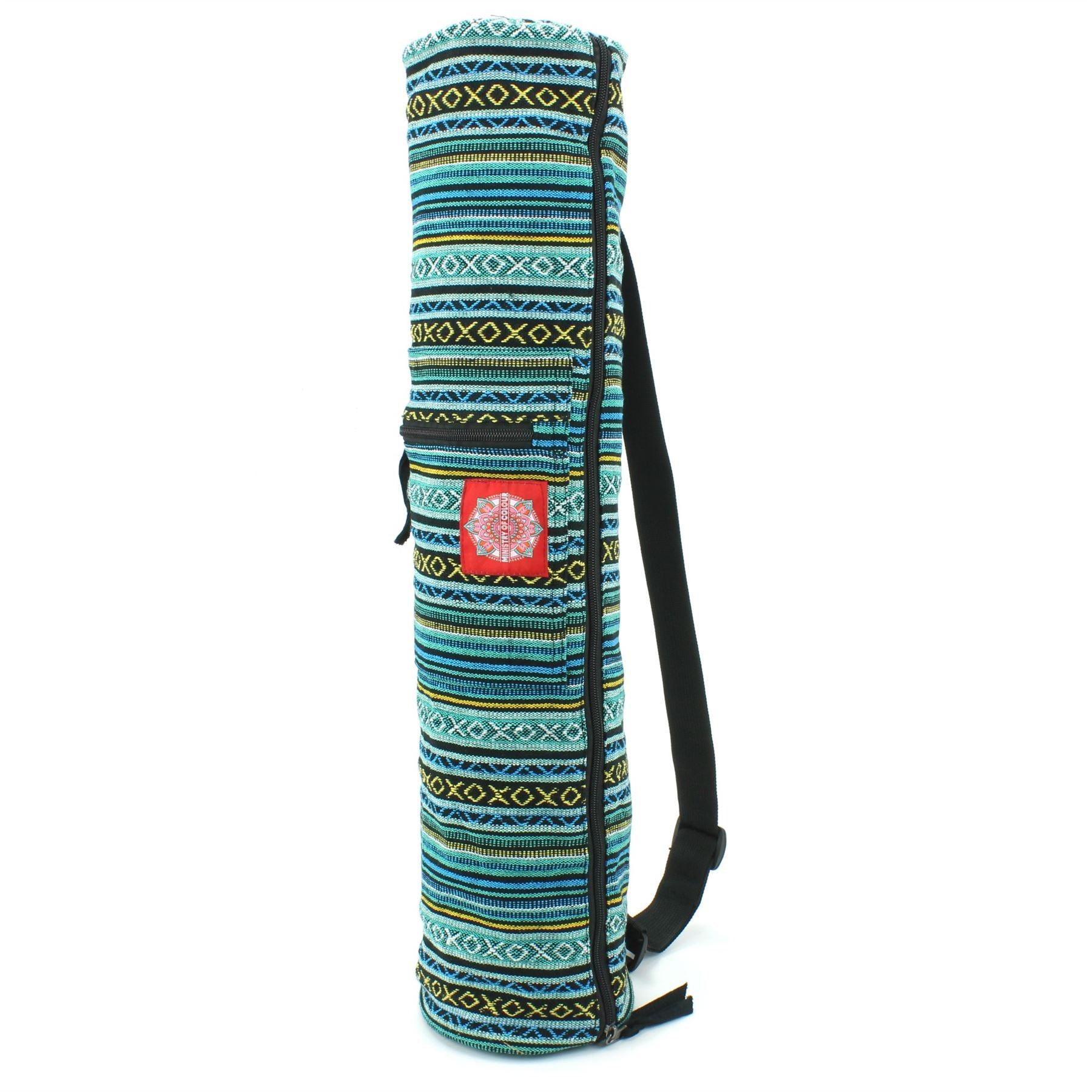 Yoga Mat Carry Bag - Yoga Mat Carry Bag UK Yoga Mat Bag Fitness Shoulder Cotton Canvas Carrier Pocket Arctic Mint Yoga & Pilates Mats - Tophatter Daily Deals