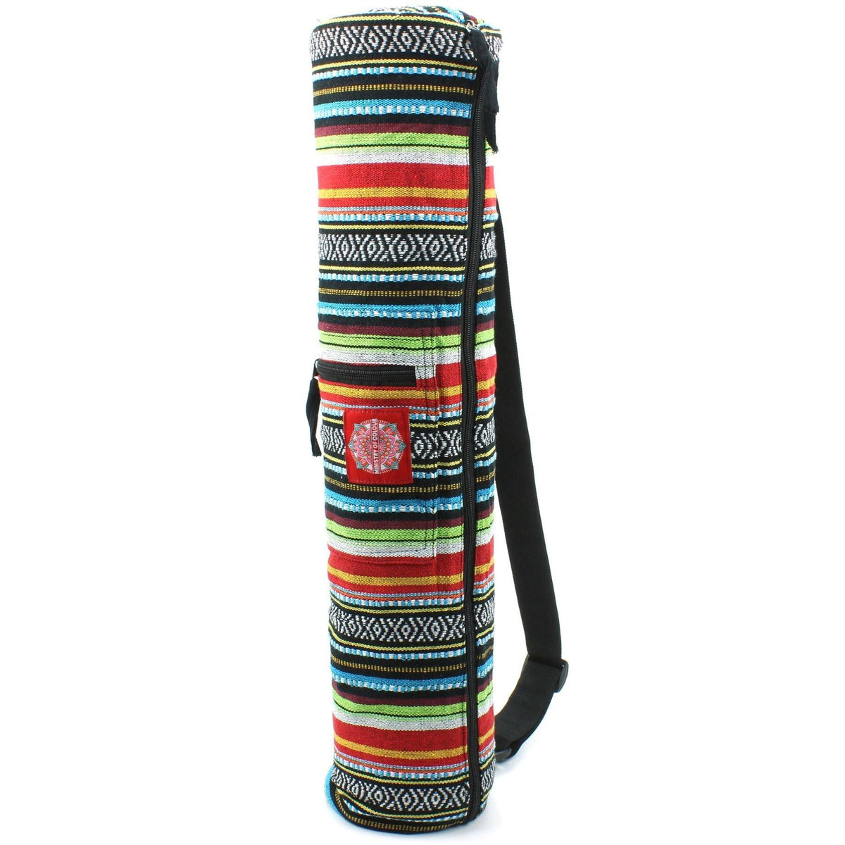 Yoga Mat Carry Bag - Yoga Mat Carry Bag UK Yoga Mat Bag Fitness Shoulder Cotton Canvas Carrier Pocket Mexico Diamond Yoga & Pilates Mats - Tophatter Daily Deals