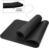 Thickest Yoga Mat - TPE Gymnastics Mat, Training Mat, Non-Slip Pilates Mat, Yoga Fitness Mat, Eco friendly Yoga mat for fitness Gym Yoga & Pilates Mats - Tophatter Daily Deals