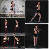 Pull Up Bands UK - 11PCS Set Exercise Tube Resistance Bands Pull Up with Handles Exercise Bands - Tophatter Daily Deals