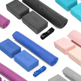Yoga Equipment for Beginners - Yoga Starter Set Yoga Mat, 2 Yoga Blocks and Yoga Strap Yoga & Pilates Blocks - Tophatter Daily Deals