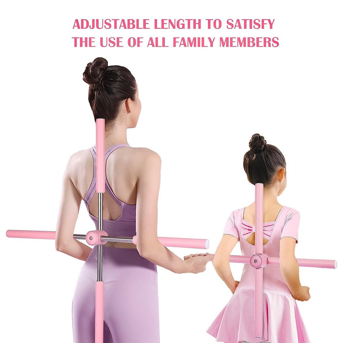 Posture Corrector Stick - Yoga Sticks Stretching Tool, Cross Stick Standing Posture Corrector, Exercise Stick Home Fitness Equipment Open Shoulders Yoga - Tophatter Daily Deals