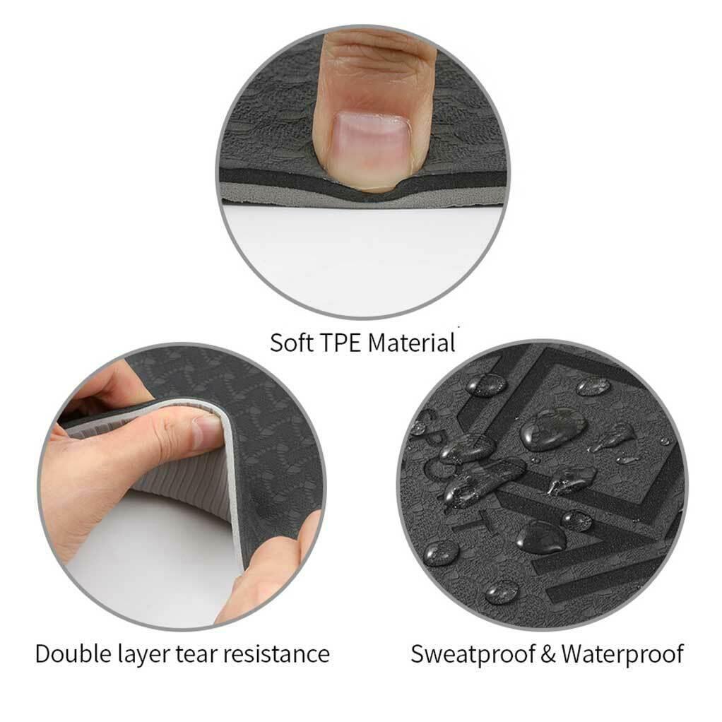 Yoga Knee Pads UK - 6mm Eco-friendly Pilates Exercise Knee Cushion for Yoga Yoga & Pilates - Tophatter Daily Deals