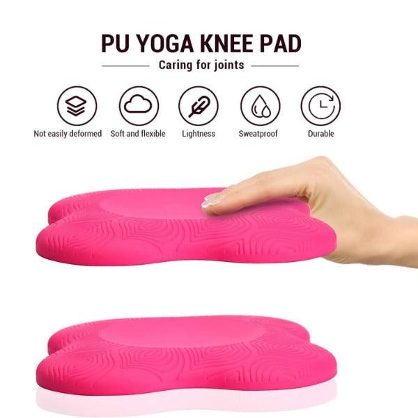 Yoga Pad for Knees - 2Pcs Extra Thick Exercise Knee Pads Soft Nonslip Pilates Kneeling Wrist Hips Hands Elbows Balance Yoga Product - Tophatter Daily Deals