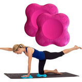 Yoga Pad for Knees - 2Pcs Extra Thick Exercise Knee Pads Soft Nonslip Pilates Kneeling Wrist Hips Hands Elbows Balance Yoga Product - Tophatter Daily Deals