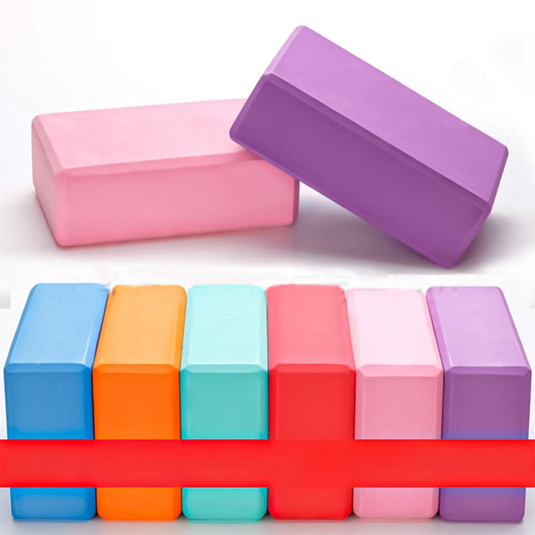 Best Yoga Blocks UK - 1/2pcs Pilates Workouts Eva Brick Foam Fitness Exercise Apparel & Accessories - Tophatter Daily Deals