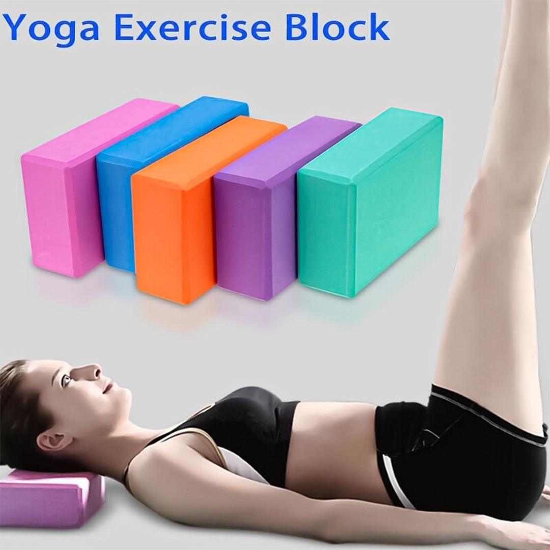 Best Yoga Blocks UK - 1/2pcs Pilates Workouts Eva Brick Foam Fitness Exercise Apparel & Accessories - Tophatter Daily Deals