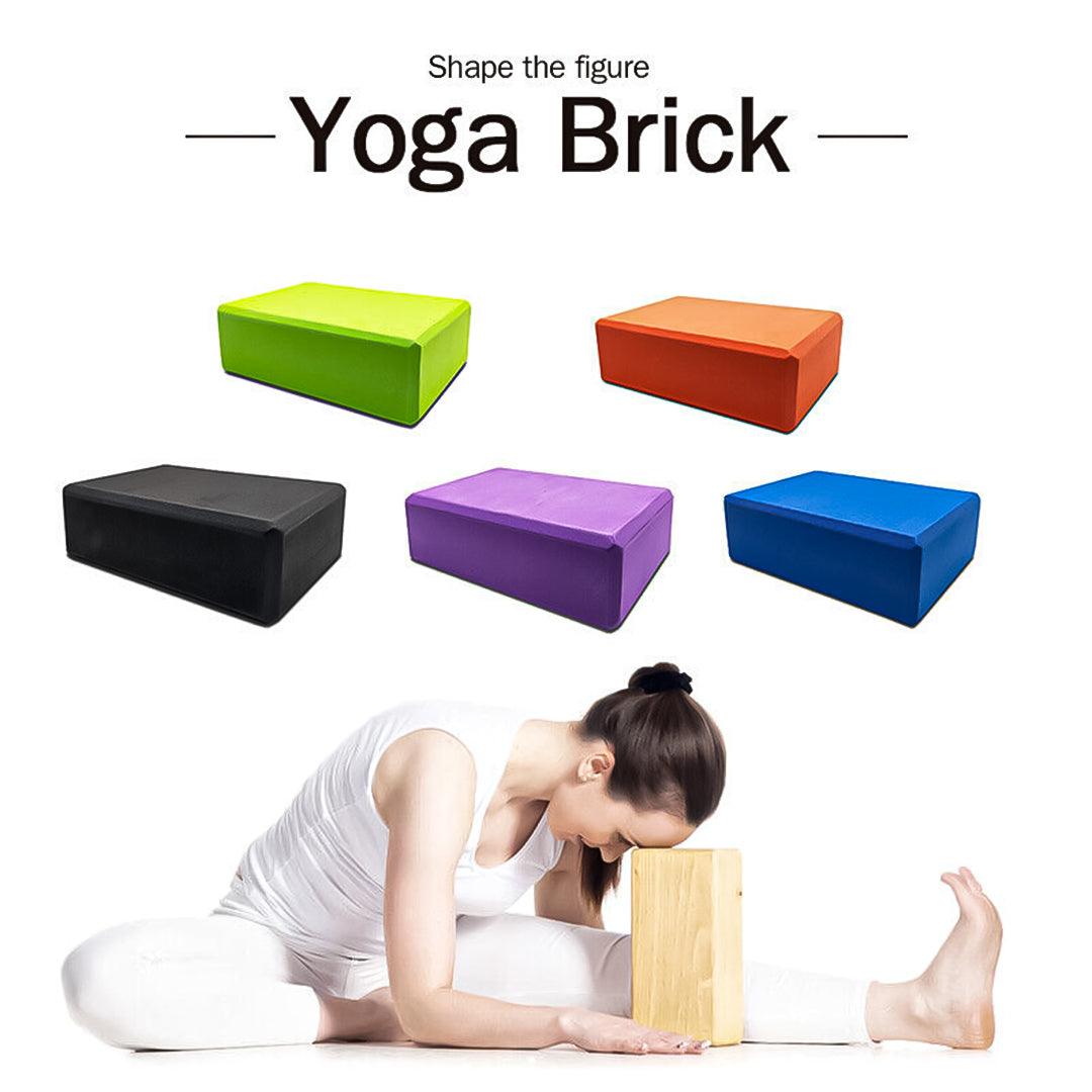 Best Yoga Blocks UK - 1/2pcs Pilates Workouts Eva Brick Foam Fitness Exercise Apparel & Accessories - Tophatter Daily Deals