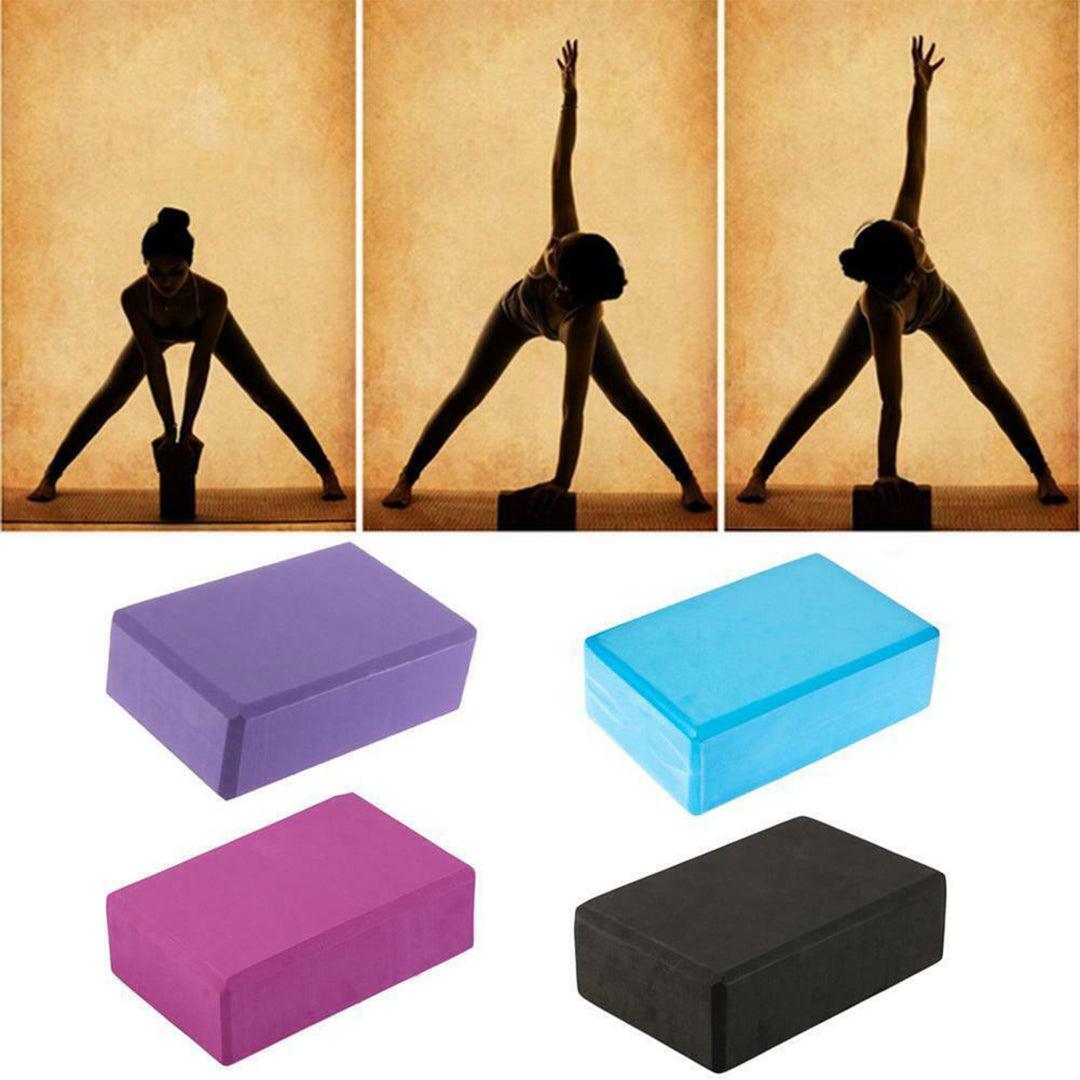 Best Yoga Blocks UK - 1/2pcs Pilates Workouts Eva Brick Foam Fitness Exercise Apparel & Accessories - Tophatter Daily Deals