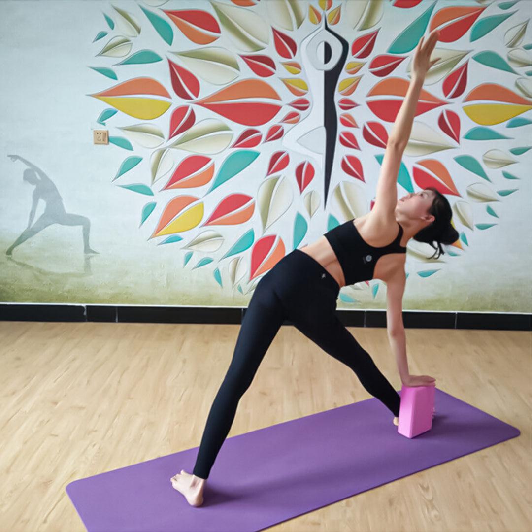 Best Yoga Blocks UK - 1/2pcs Pilates Workouts Eva Brick Foam Fitness Exercise Apparel & Accessories - Tophatter Daily Deals