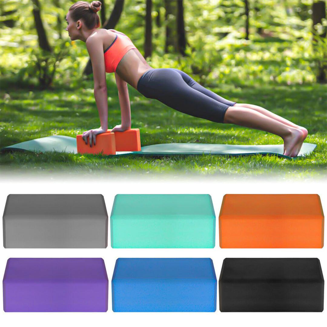 Best Yoga Blocks UK - 1/2pcs Pilates Workouts Eva Brick Foam Fitness Exercise Apparel & Accessories - Tophatter Daily Deals