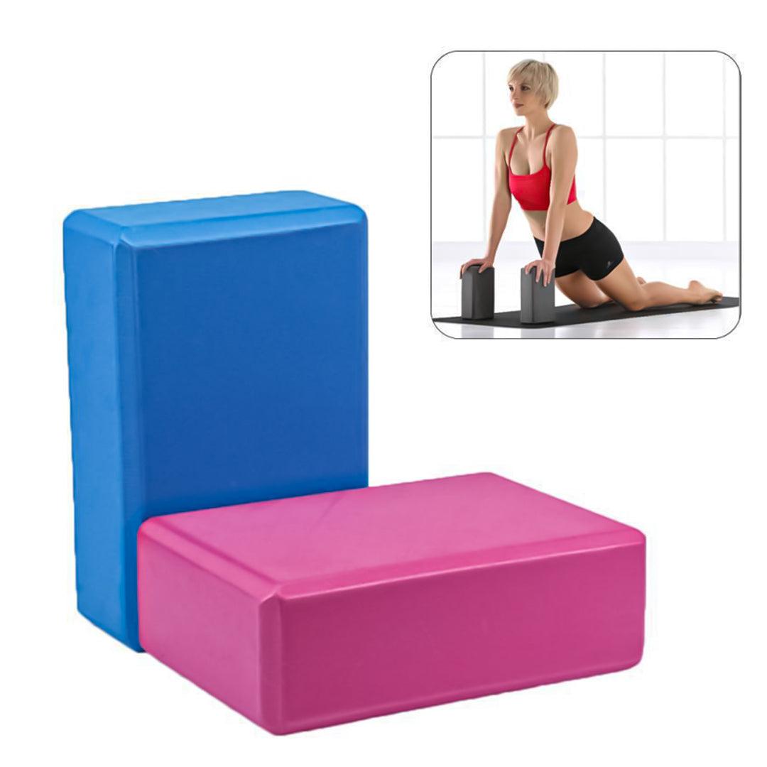 Best Yoga Blocks UK - 1/2pcs Pilates Workouts Eva Brick Foam Fitness Exercise Apparel & Accessories - Tophatter Daily Deals