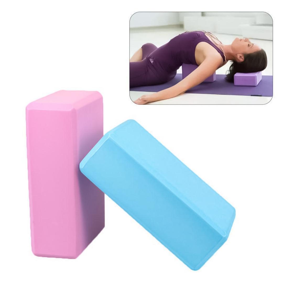 Best Yoga Blocks UK - 1/2pcs Pilates Workouts Eva Brick Foam Fitness Exercise Apparel & Accessories - Tophatter Daily Deals