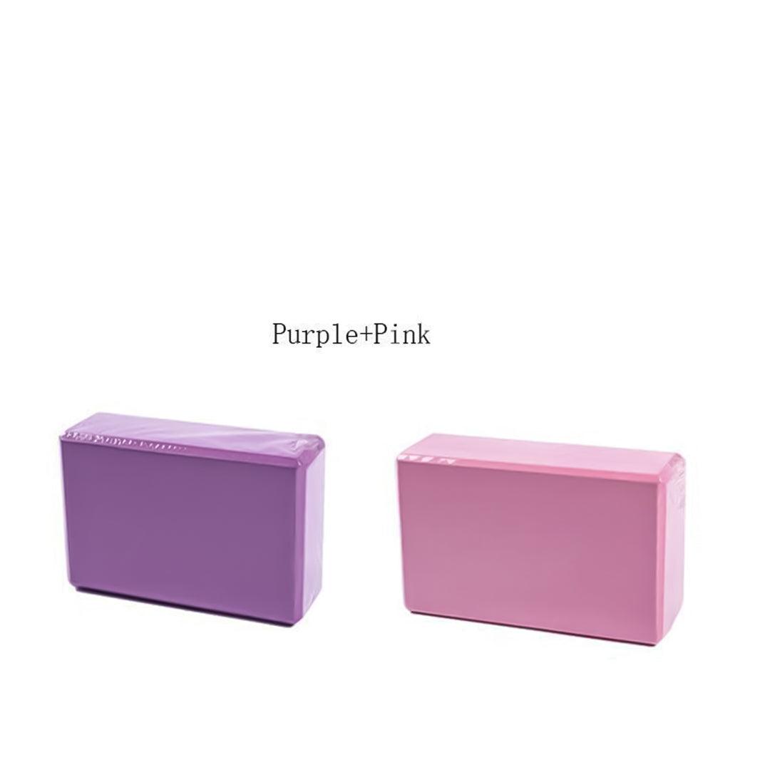 Best Yoga Blocks UK - 1/2pcs Pilates Workouts Eva Brick Foam Fitness Exercise Rose Red*2 Apparel & Accessories - Tophatter Daily Deals
